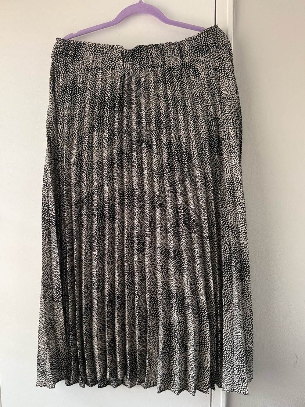 T Tahari Printed Plus Midi Pleated Skirt 1X NWT $98